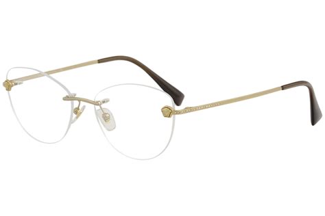 cheap gold versace eyeglasses|rimless versace eyeglasses.